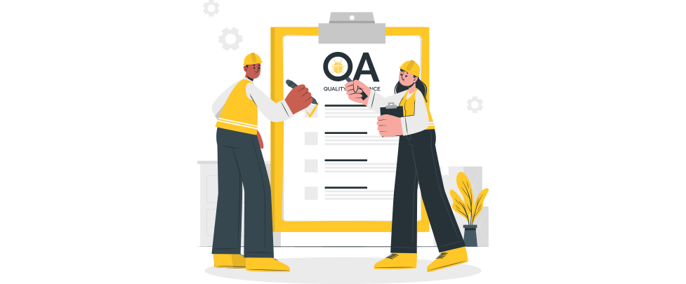 QA & testing - web development services
